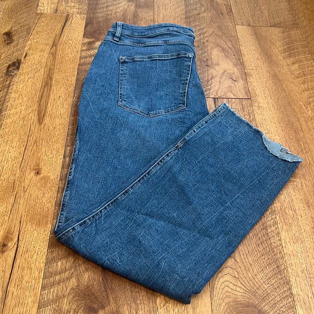 Warp + Weft Woman’s Berlin Schonefeld Utility Straight Jeans Size 16